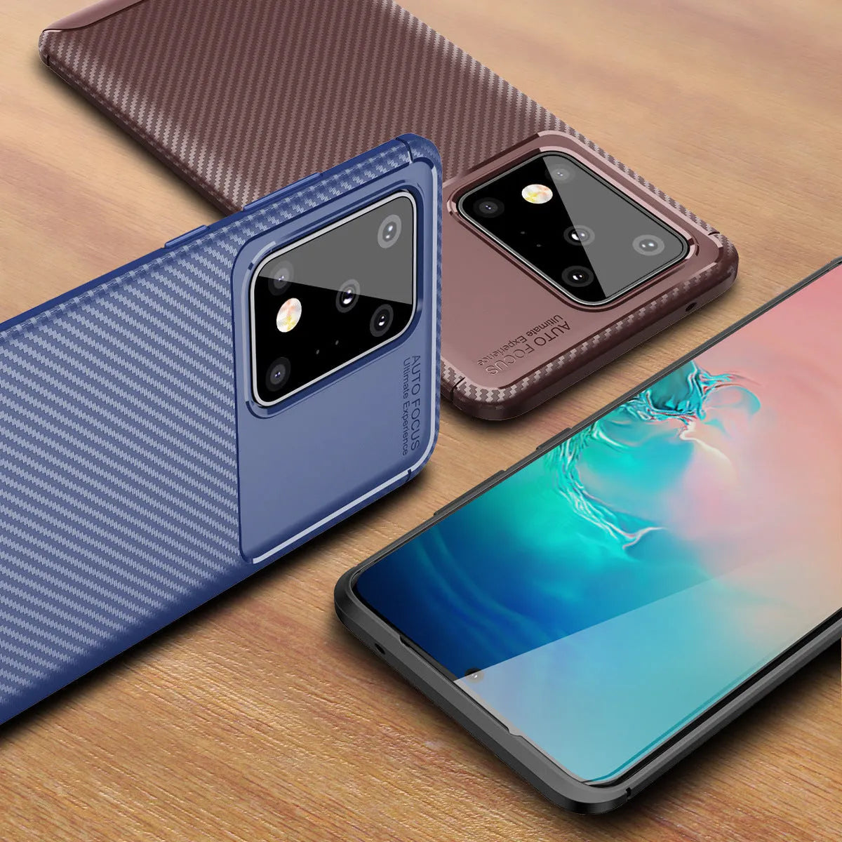 Beetle TPU mobile phone case in solid colour for Samsung Galaxy smartphones