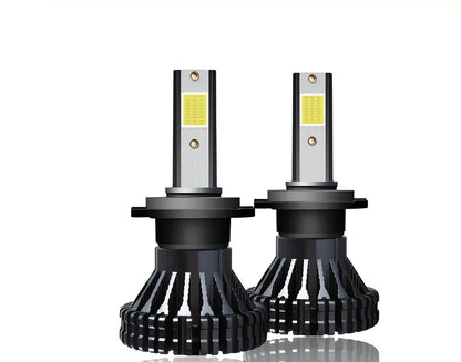 9005 HB3 LED automotive headlight with aluminium housing and heat dissipation fins