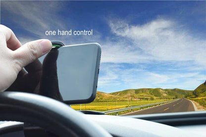 Versatile car phone mount with 360-degree rotation, designed for secure and hands-free smartphone use while driving