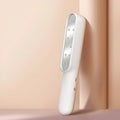 Portable UV hand-held sterilisation lamp in white, 219x34x40mm rechargeable design