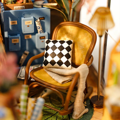 Robotime Rolife Garden House Book Nook Kit DIY miniature project