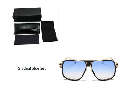Grandmaster Square Sunglasses for men with UV400 protection and durable frame