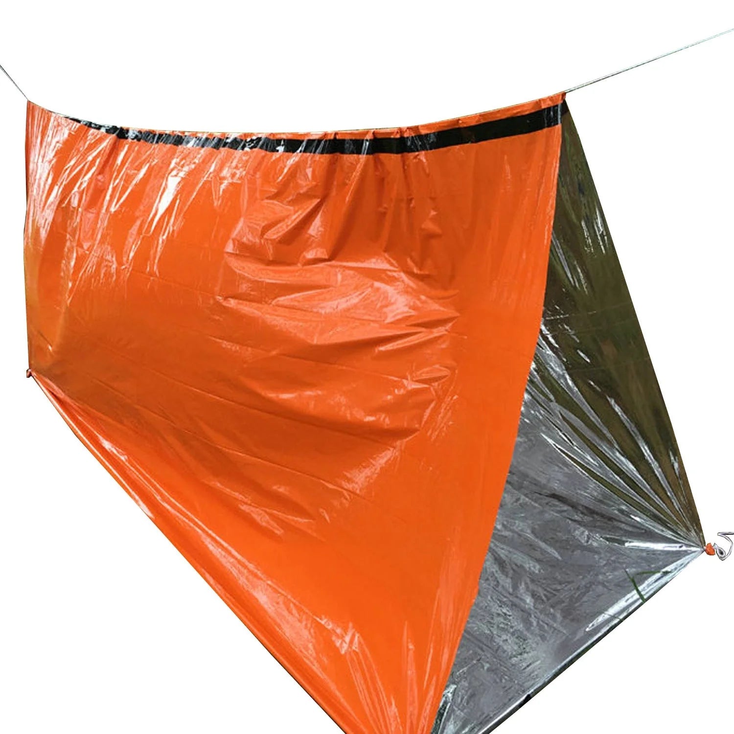 First-aid Tent Insulation Mat with reflective surface for emergency warmth and survival