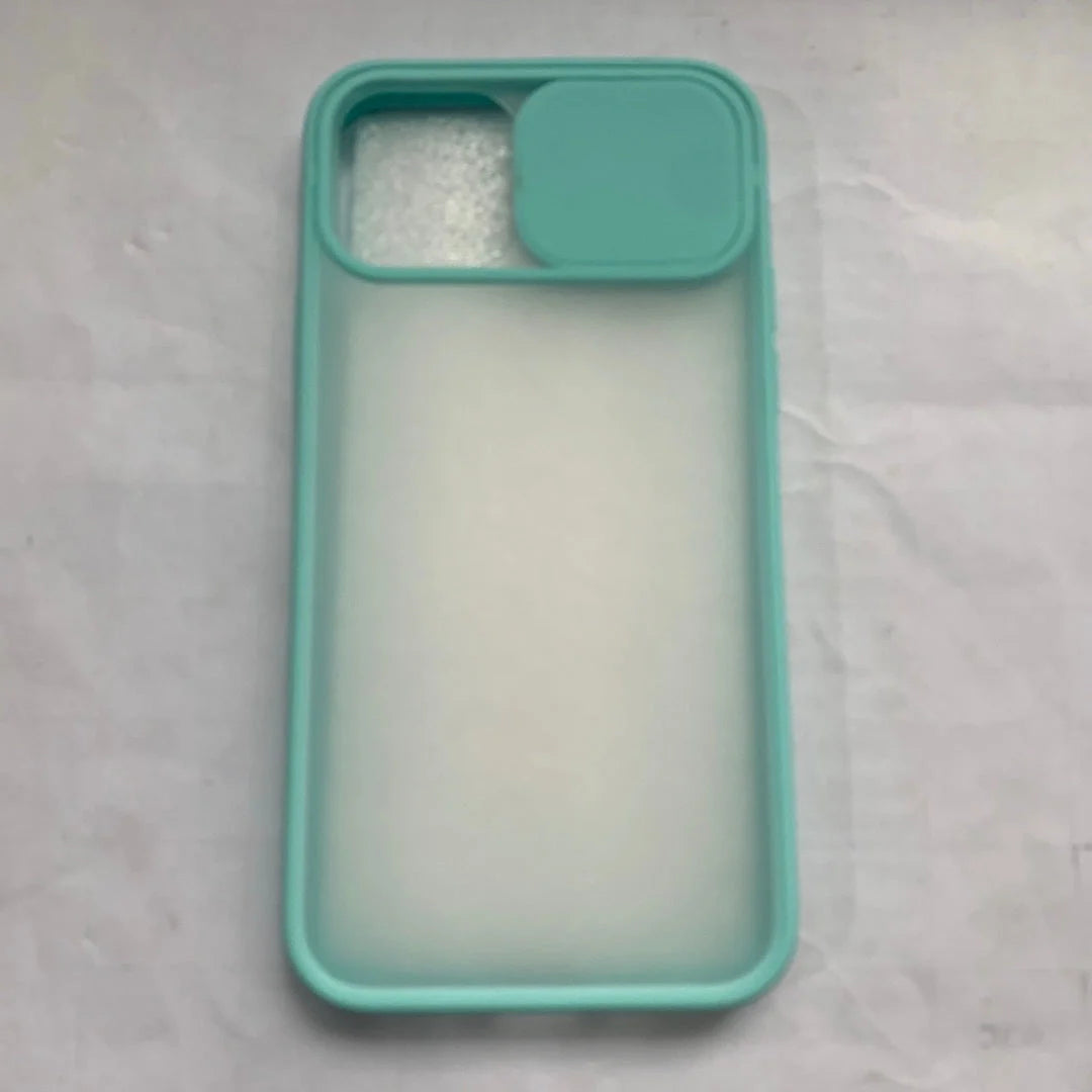 Frosted Surface Camera Protection Mobile Phone Case for iPhone in various colours