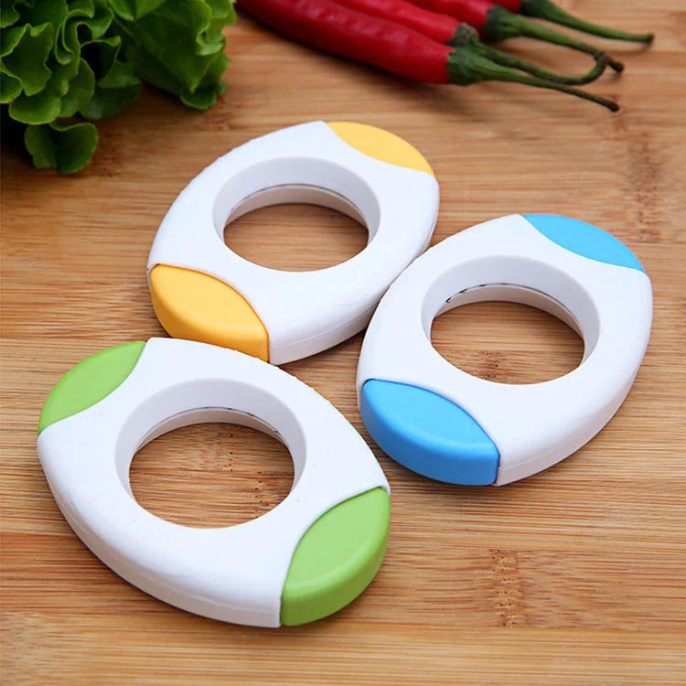 Egg Clipper with stainless steel blade for clean, precise egg opening