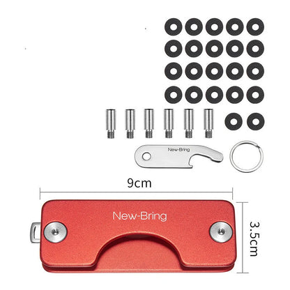 Metal Multifunctional Keychain Organizer in various colours