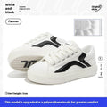 Women's low-top vulcanised board shoes in a lace-up design with a round toe.