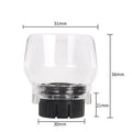 Transparent plastic horn safety cover for Delta electric grinding machine.