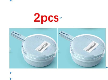 8-in-1 Mandoline Slicer with stainless steel blades for efficient kitchen preparation