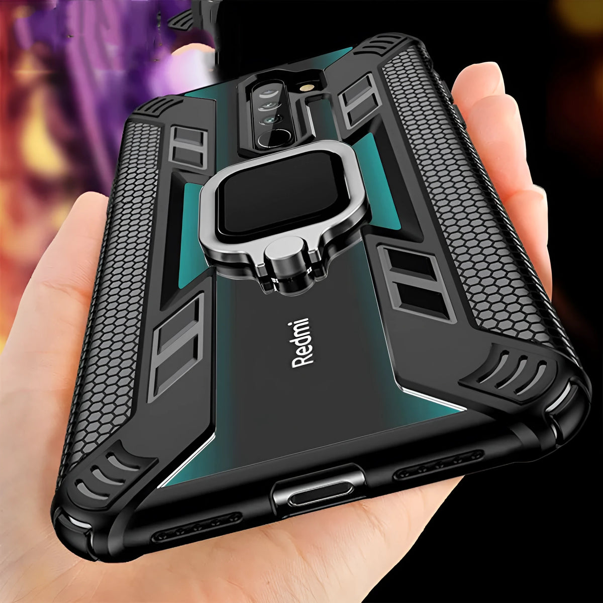 Shockproof TPU phone case for Huawei, slim fit, available in Black, Blue, Red