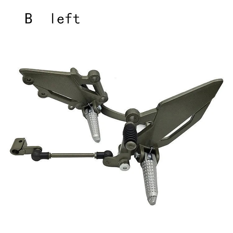 Motorcycle brake pedal shift lever bracket for Ninja A and B models in black finish