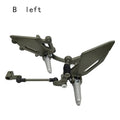 Motorcycle brake pedal shift lever bracket for Ninja A and B models in black finish