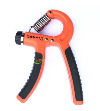 Adjustable hand grips 10-40kg in orange and black, perfect for strengthening hands, wrists, and forearms