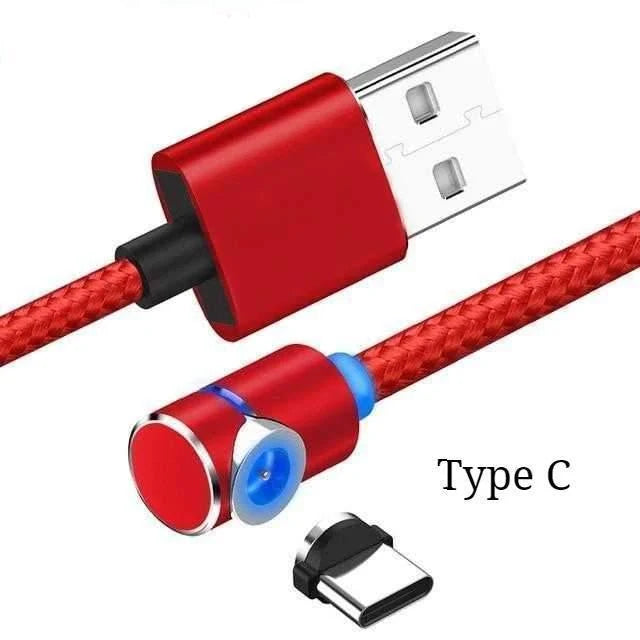 360 Degree Magnetic Charging Cable with LED indicator for fast charging and data transfer