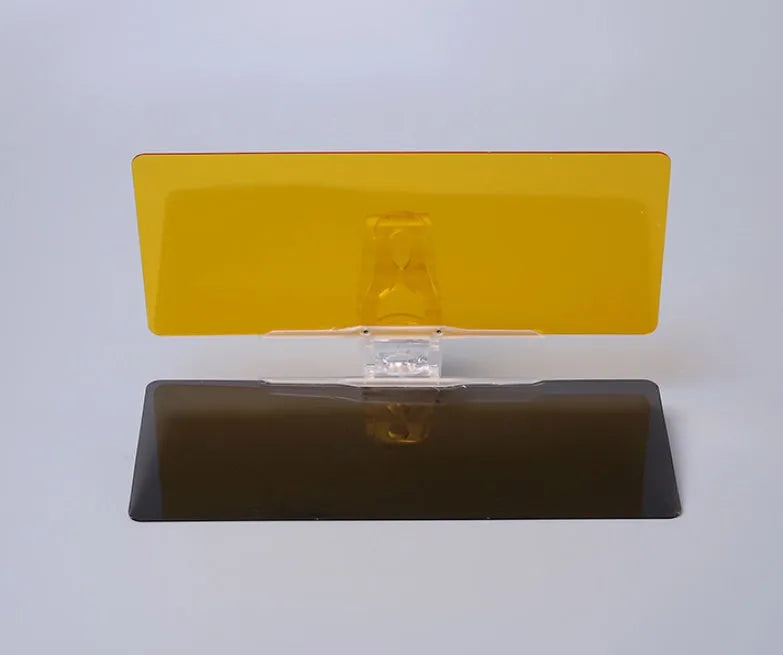 Foldable HD anti-glare car visor for day and night driving UV protection