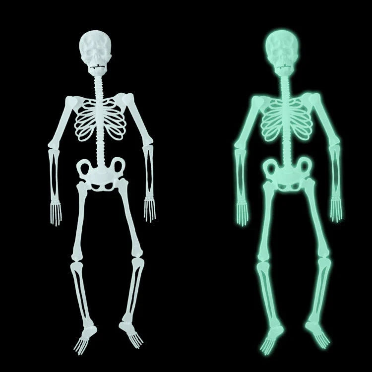 Luminous Skeleton Halloween Decor with Glow-in-the-Dark Effect