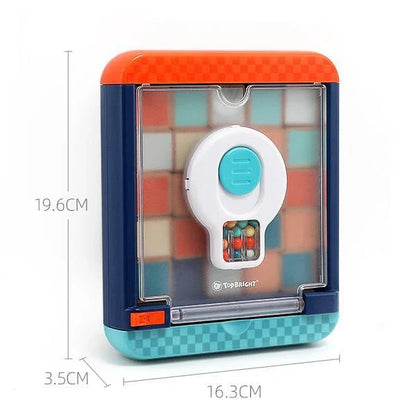 Digital Three Kingdoms Huarong Road Puzzle Toy in blue, designed for children's logical training