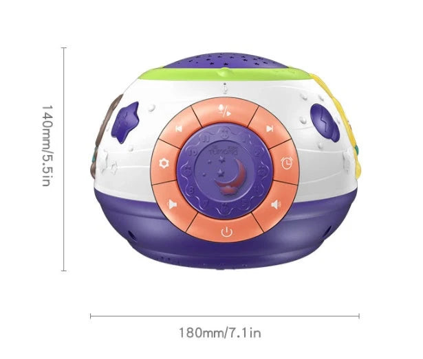 Starry Sky Night Light Projector with soothing lights and sounds for children's bedrooms