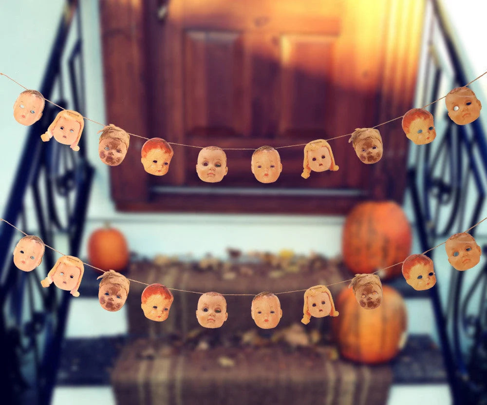 Halloween Horror Knife Flag Pulling Horror Curtain Bed Sheet with multiple spooky designs