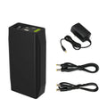 LF4100 lithium iron phosphate battery with 12V 9V 5V outputs and charger