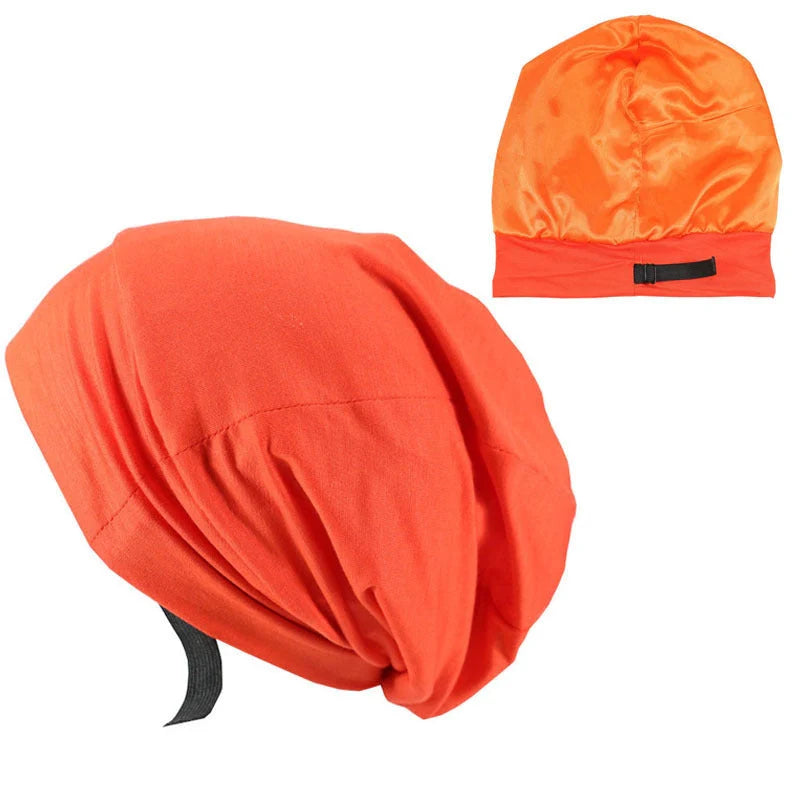 Adjustable men's satin lined hood in various colours for spring and autumn wear