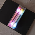 Glow in the dark stationery pen set with 0.5mm tip, plastic shell, designs of Bear, Unicorn, and Pony