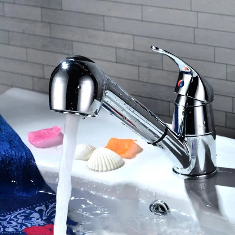 Chrome kitchen tap spare faucet pull out spray shower head replacement Model 07301