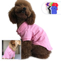 Cotton pet polo shirt for dogs and cats in multiple colours and sizes