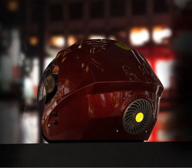 Solar smart helmet in black with ABS shell and integrated solar panel on top