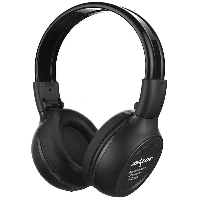 Zealot B570 Bluetooth headset with headband design in black, blue, brown, red, or white colours