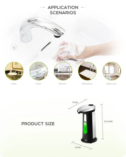 Automatic Liquid Soap Dispenser with Smart Sensor for touch-free operation