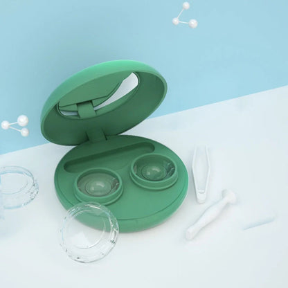 Ultrasonic contact lens cleaner with USB charging and 99.99% sterilization