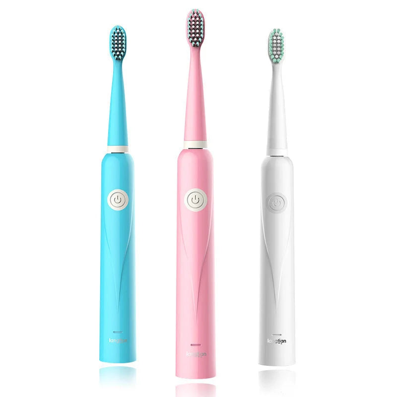 Sonic electric toothbrush with USB charging in multiple colours