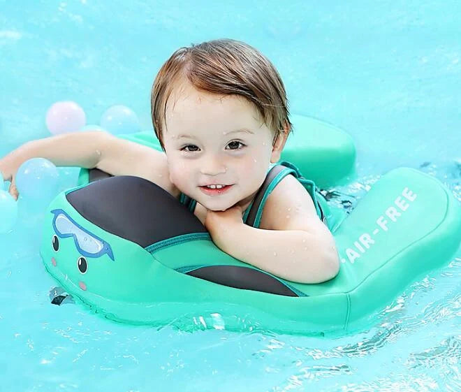 TPU Baby Swimming Ring Floats in various colors, showcasing adjustable buckles and soft fabric for safe, comfortable swimming.