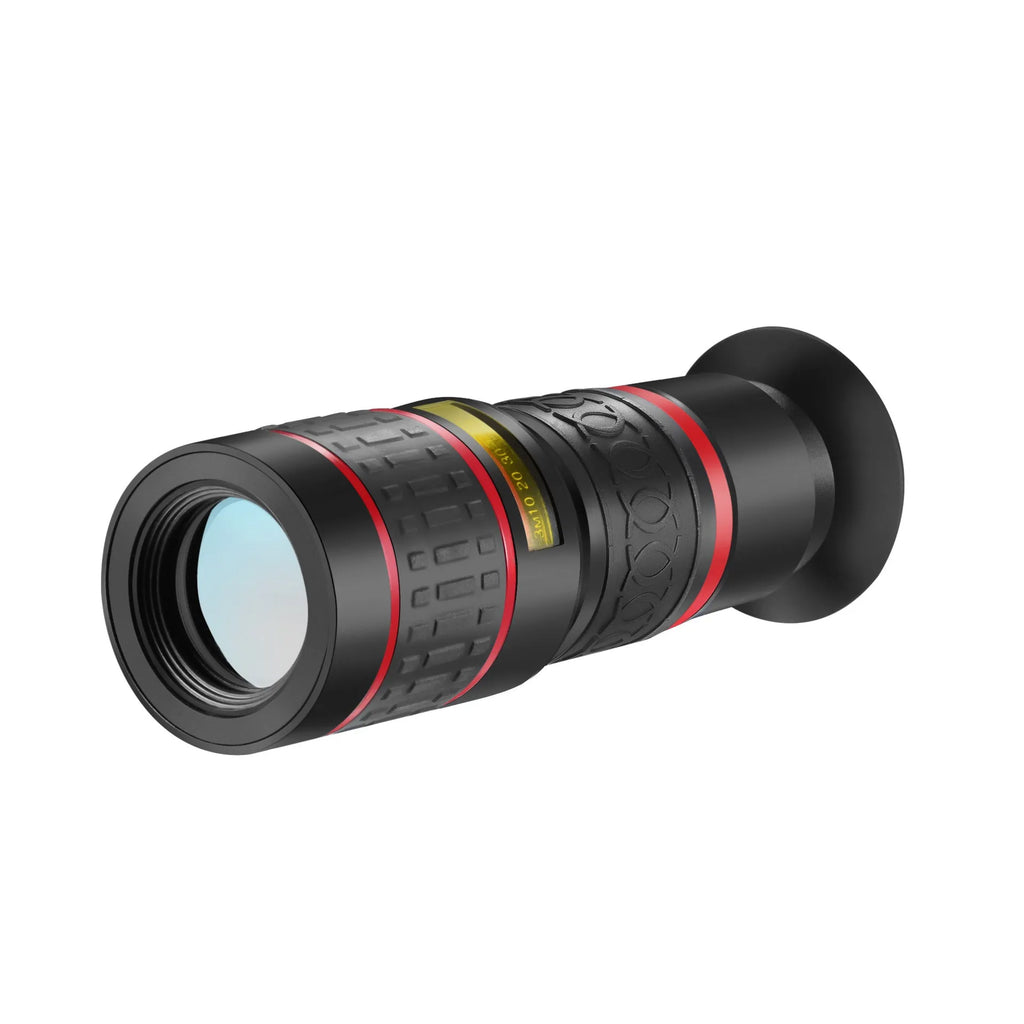 20x smartphone telescope with universal clip mount and optical glass lens for mobile photography