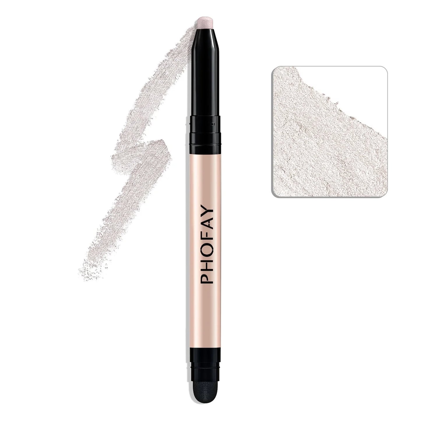 PHOFAY Eyeshadow Stick in various colors with built-in smudger for easy application