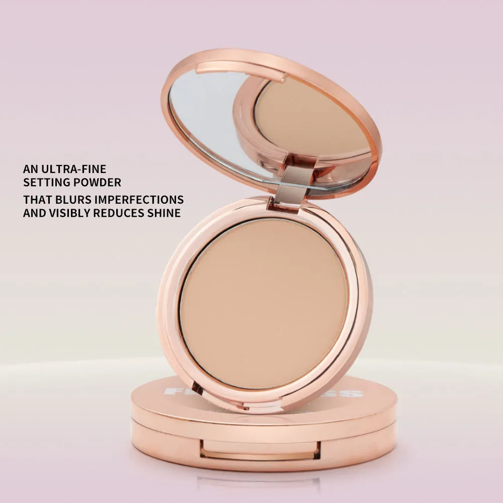 PHOFAY Matte Setting Pressed Powder 8g in compact case with powder puff for oil control