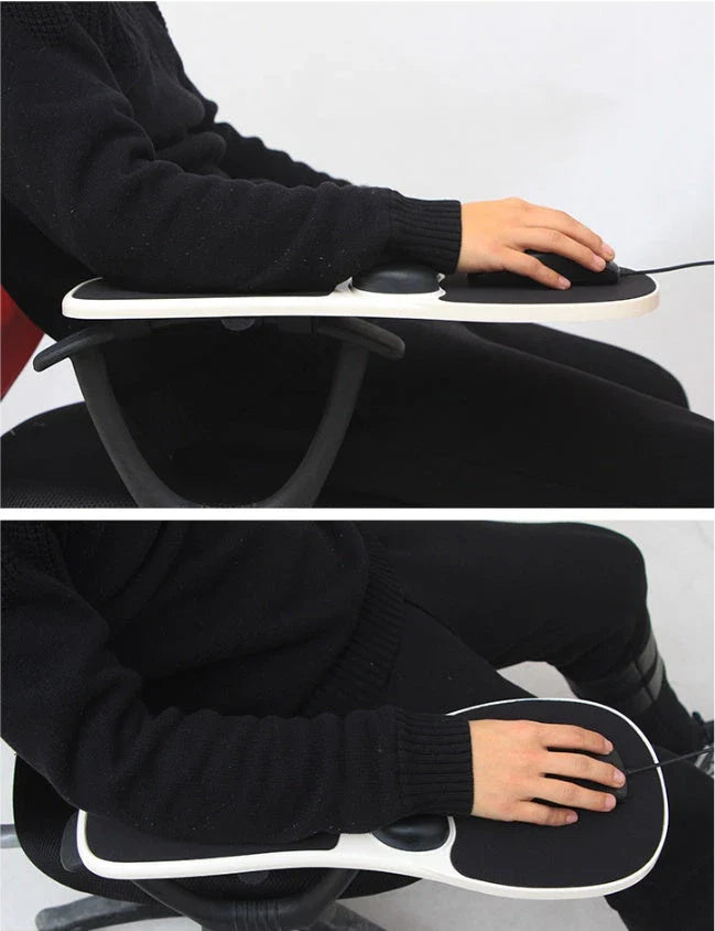 Ergonomic computer hand bracket with memory foam wrist rest for optimal wrist support
