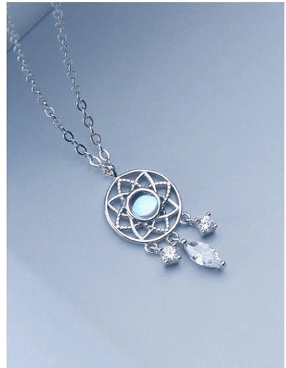 Super Fairy Retro Cold Wind Dream Catcher Pendant with tassels and rainbow details