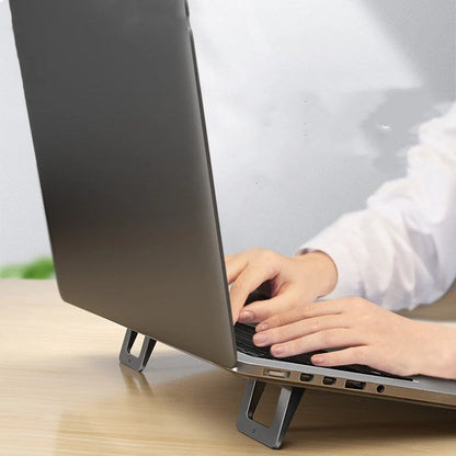 Mini Portable Notebook Cooling Bracket with silicone protection and compact design