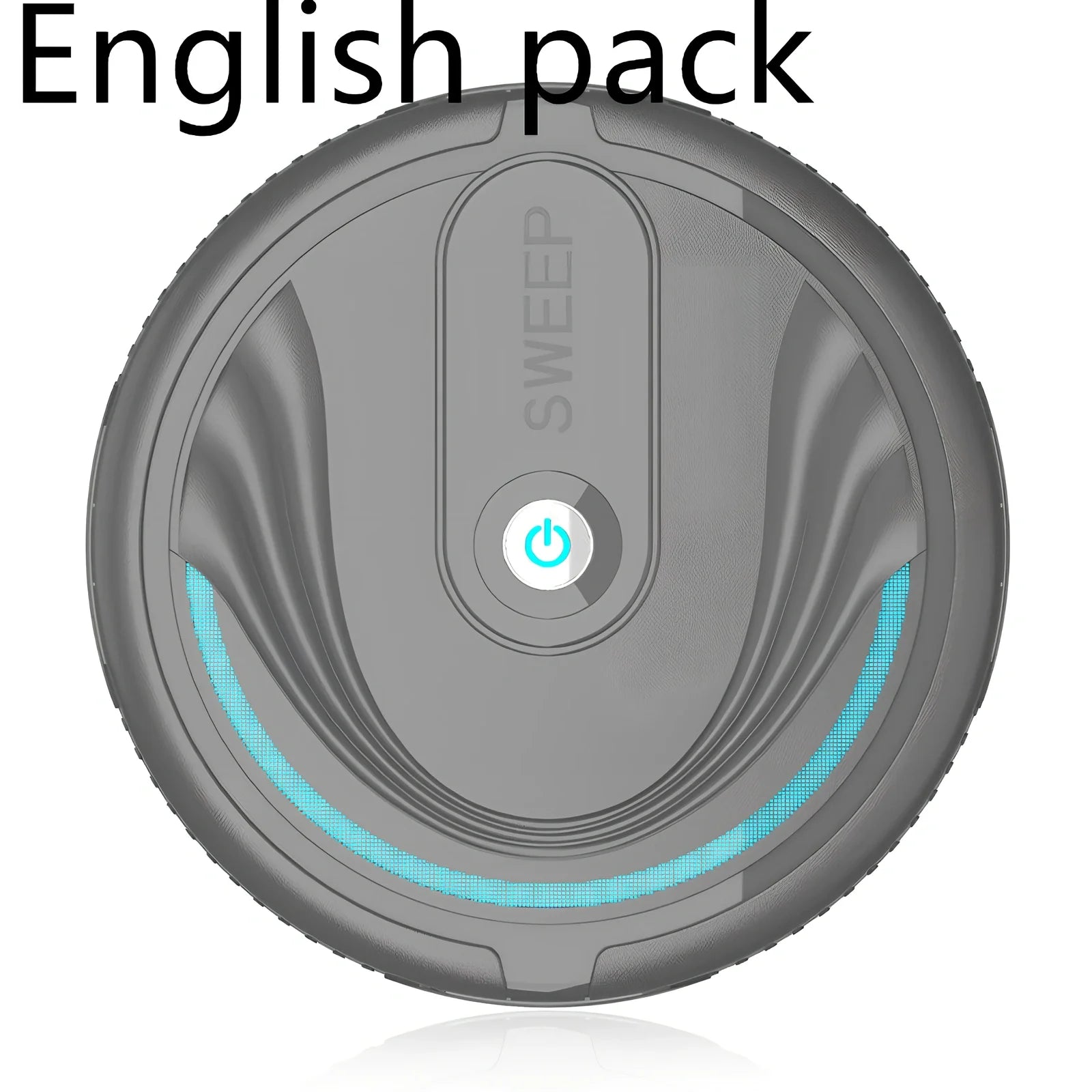 Auto sweeping robot vacuum cleaner with 6.5cm height and 23cm diameter cleaning hardwood floor