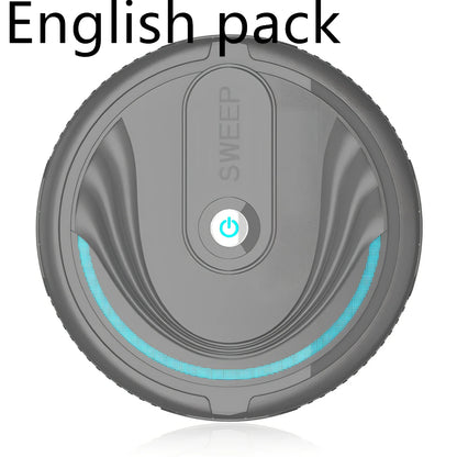 Auto sweeping robot vacuum cleaner with 6.5cm height and 23cm diameter cleaning hardwood floor