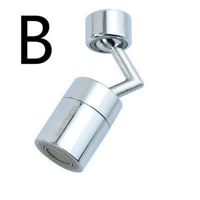 720 Degree Angle Kitchen Faucet with universal rotation and splash-proof design