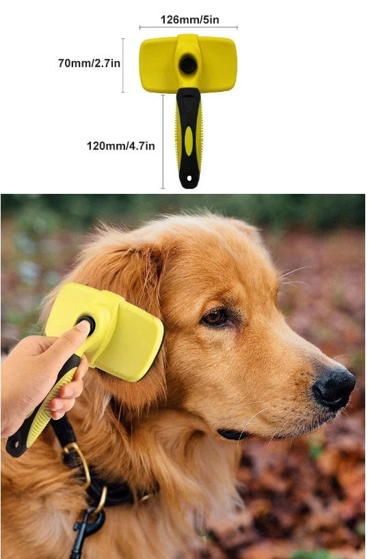 Benepaw Premium Auto Pet Grooming Brush for cats and dogs