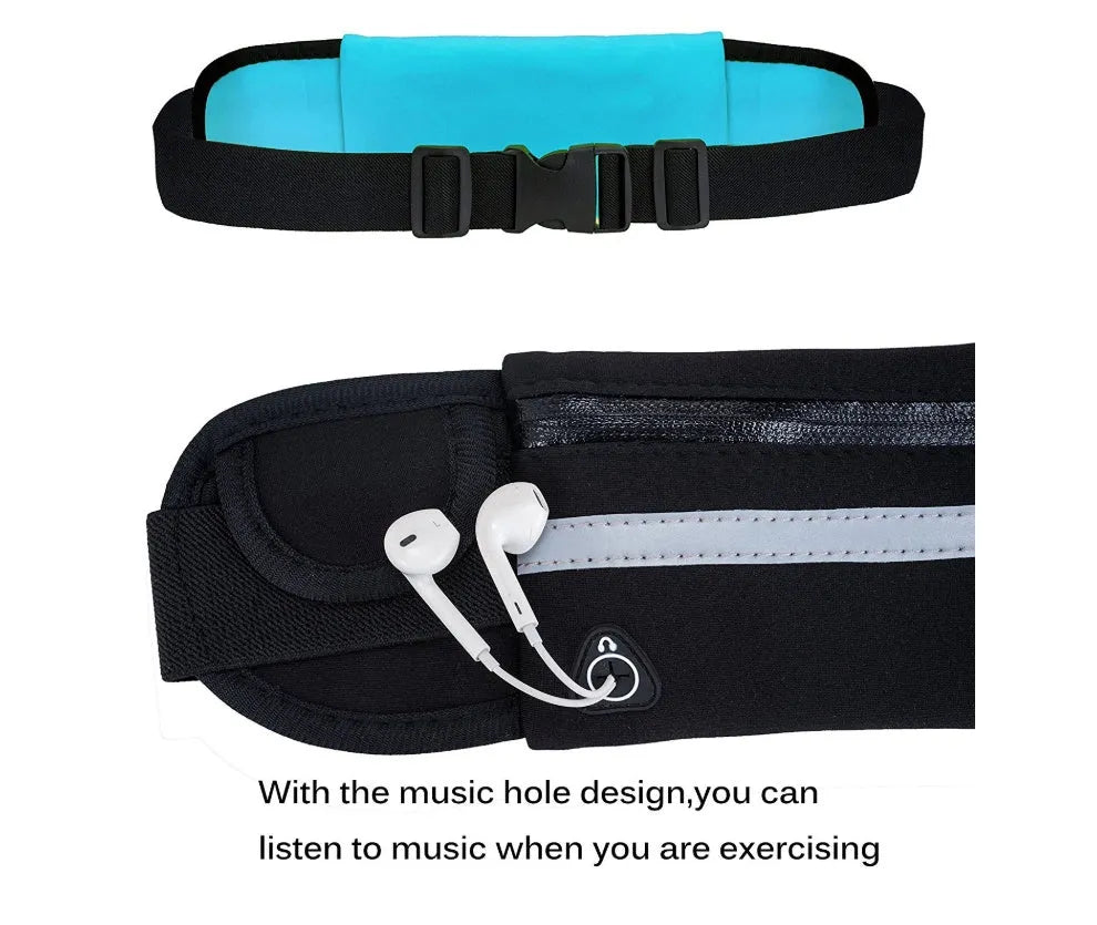 Waterproof anti-theft kettle pocket for 6-inch phones in black, blue, green, rose, and orange