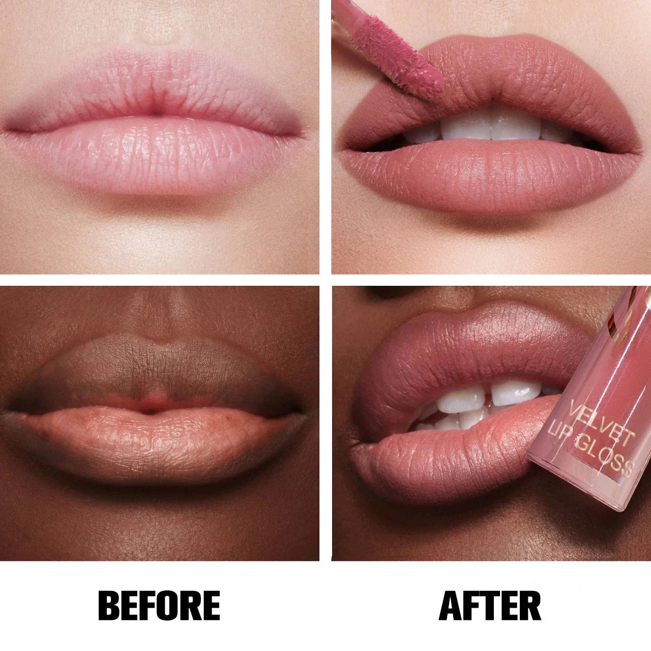 PHOFAY Velvet Lip Gloss in matte finish with precision applicator
