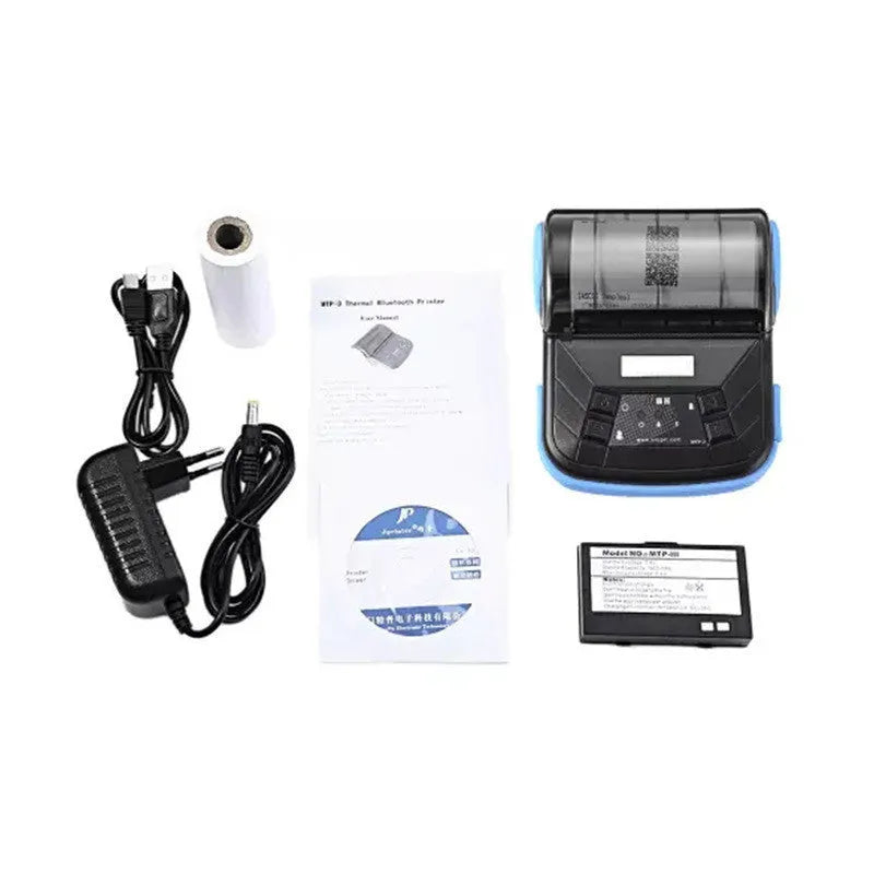 Thermal Bluetooth 80mm wireless handheld bill printer for takeaway label printing