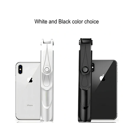 Bluetooth selfie stick with remote control extended to 100cm holding smartphone