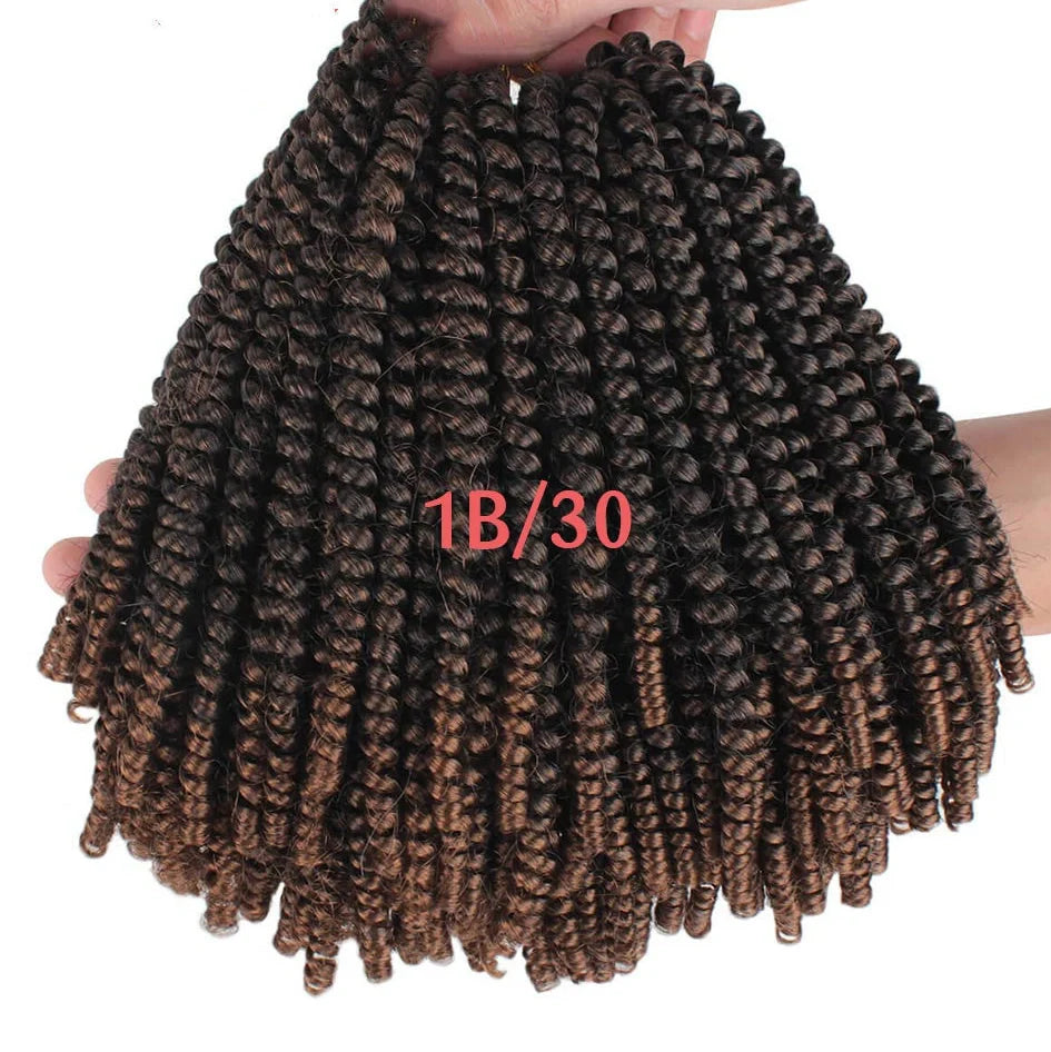 110g chemical fibre hair extensions showing 20.32cm length and colour options