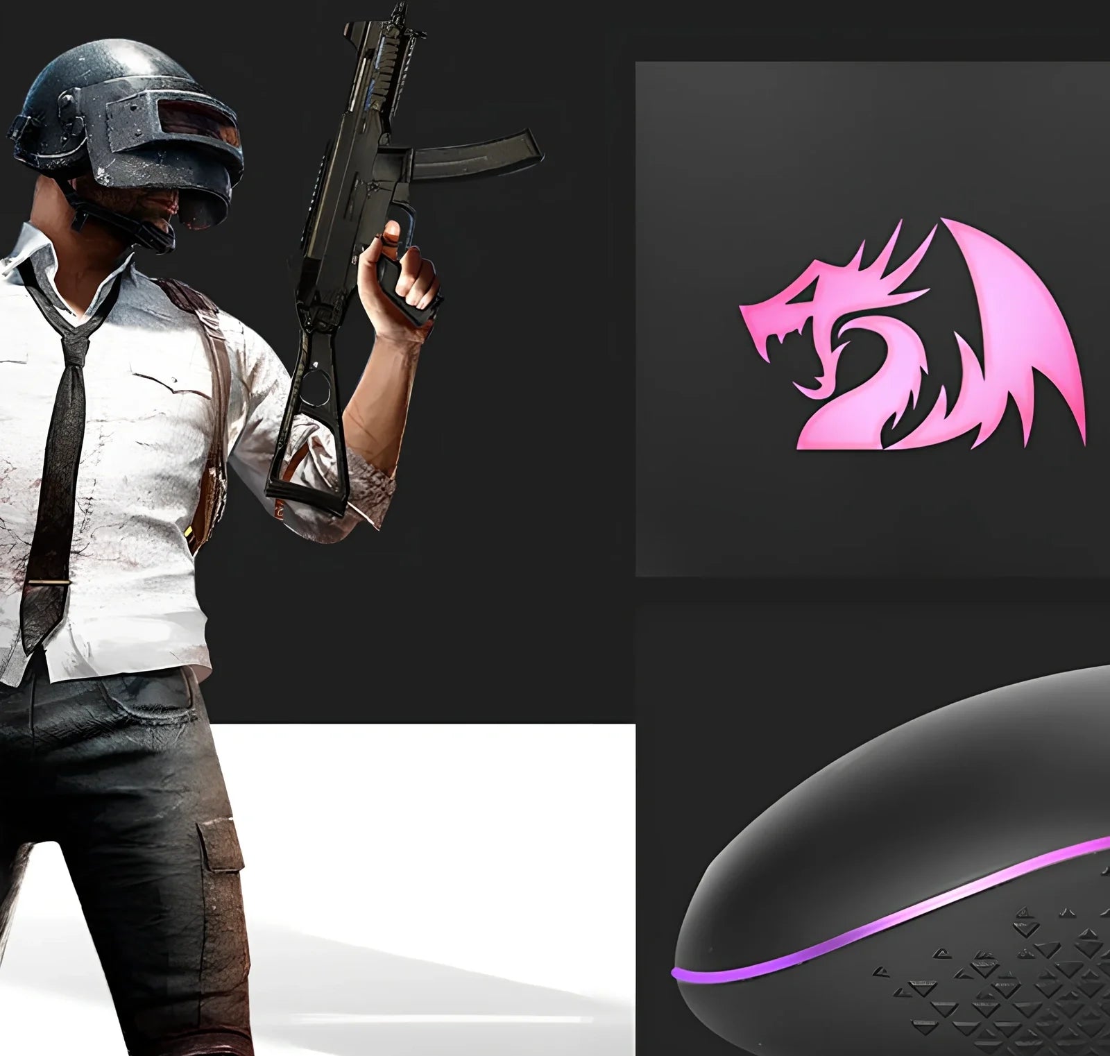 Black wired gaming mouse with 5000 DPI, 9 buttons, 1.8m USB cable, ergonomic for desktop use